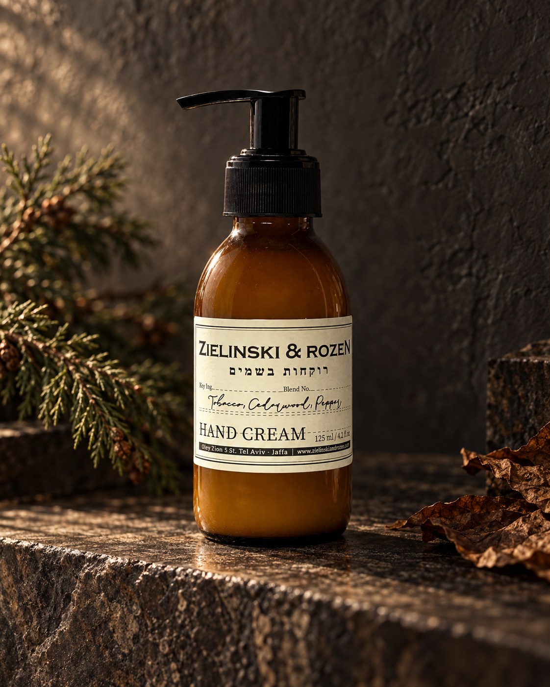 Крем для рук Tobacco, Cedarwood, Pepper Zielinski & Rozen 125 мл - Зображення 2