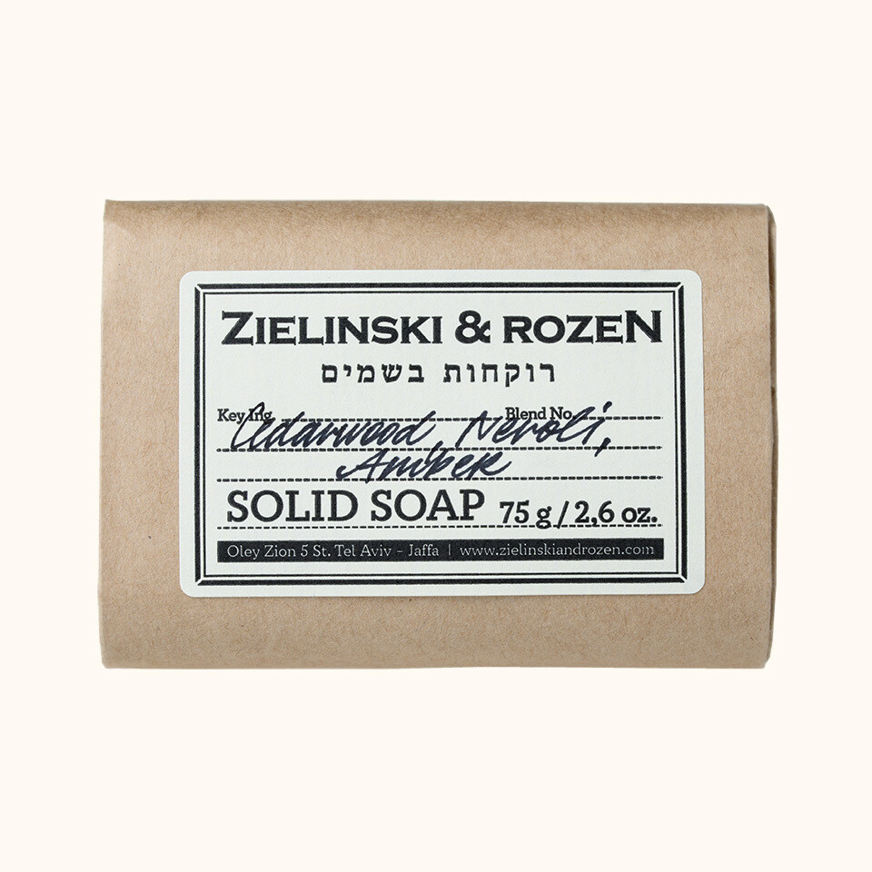 Тверде мило Cedarwood, Sandalwood, Amber, Patchouli Zielinski & Rozen 75 г
