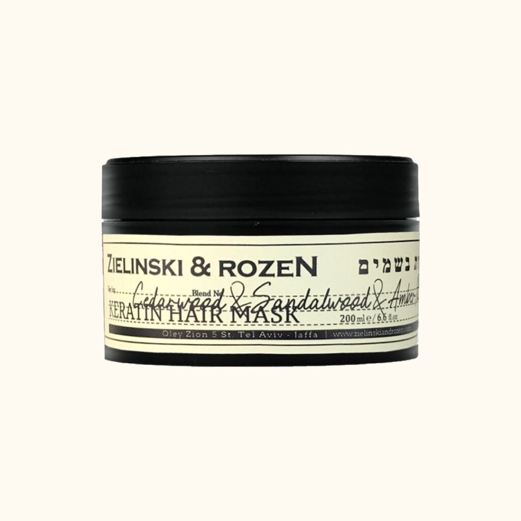 Кератинова маска Cedarwood & Sandalwood & Amber, Patchouli Zielinski & Rozen 200 мл