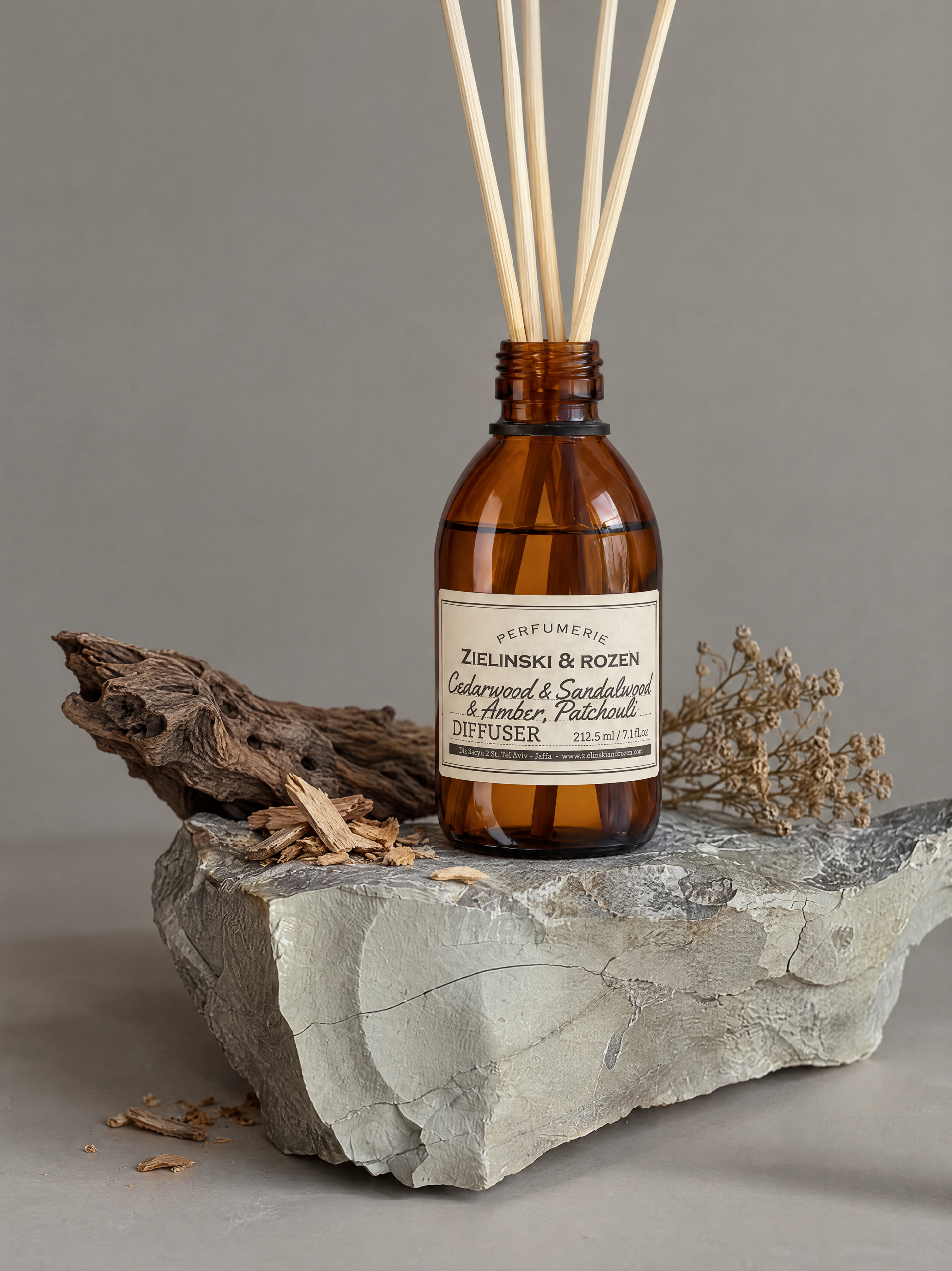 Дифузор Cedarwood & Sandalwood & Amber, Patchouli Zielinski & Rozen 212 мл - Зображення 3
