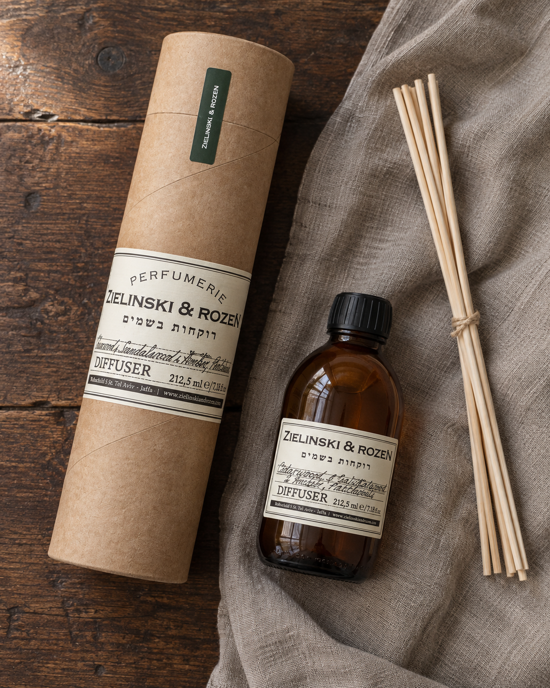Дифузор Cedarwood & Sandalwood & Amber, Patchouli Zielinski & Rozen 212 мл - Зображення 2